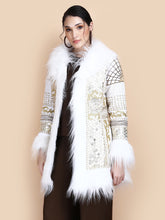 Load image into Gallery viewer, KALI EMBELLISHED SHORT COAT IVORY