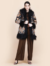 Load image into Gallery viewer, LILA EMBELLISHED SHORT COAT BLACK