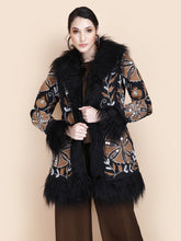 Load image into Gallery viewer, LILA EMBELLISHED SHORT COAT BLACK