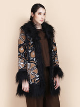 Load image into Gallery viewer, LILA EMBELLISHED SHORT COAT BLACK