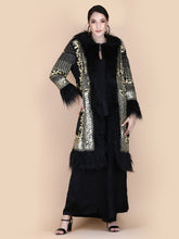 Load image into Gallery viewer, KALI EMBELLISHED  COAT BLACK