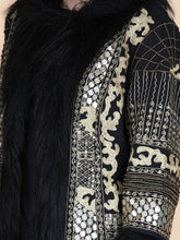 Load image into Gallery viewer, KALI EMBELLISHED  COAT BLACK