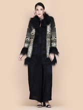 Load image into Gallery viewer, KALI EMBELLISHED SHORT COAT BLACK