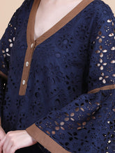 Load image into Gallery viewer, SABRINA EYELET MIDI DRESS