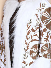 Load image into Gallery viewer, LILA EMBELLISHED COAT IVORY