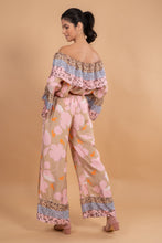 Load image into Gallery viewer, CAMEL FLOWER OFF SHOULDER TOP