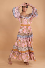 Load image into Gallery viewer, CAMEL FLOWER OFF SHOULDER TOP