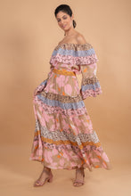 Load image into Gallery viewer, CAMEL FLOWER OFF SHOULDER TOP