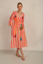 Load image into Gallery viewer, MALTA STRIPES MIDI DRESS