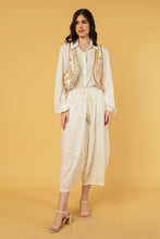 Load image into Gallery viewer, ZIGGY BOLERO IVORY WITH GOLD THREAD