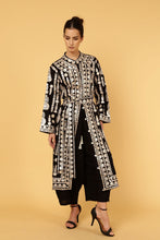 Load image into Gallery viewer, ZIGGY TUNIC SHIRT DRESS -BLACK