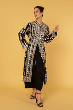 Load image into Gallery viewer, ZIGGY TUNIC SHIRT DRESS -BLACK