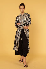 Load image into Gallery viewer, ZIGGY TUNIC SHIRT DRESS -BLACK