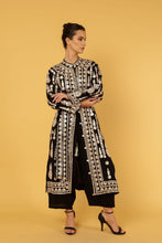 Load image into Gallery viewer, ZIGGY TUNIC SHIRT DRESS -BLACK
