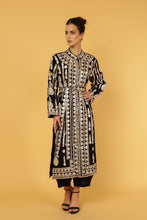 Load image into Gallery viewer, ZIGGY TUNIC SHIRT DRESS -BLACK