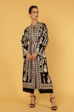 Load image into Gallery viewer, ZIGGY TUNIC SHIRT DRESS -BLACK
