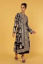 Load image into Gallery viewer, ZIGGY TUNIC SHIRT DRESS -BLACK