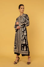 Load image into Gallery viewer, ZIGGY TUNIC SHIRT DRESS -BLACK