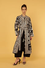 Load image into Gallery viewer, ZIGGY TUNIC SHIRT DRESS -BLACK