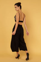 Load image into Gallery viewer, ZIGGY BRALLETE - BLACK WITH GOLD APPLIQUE