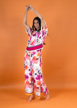 Load image into Gallery viewer, MIAMI BOXY TOP BERRY  BORDER