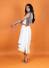 Load image into Gallery viewer, PEONY BEADED ONE SHOULDER DRESS, LINED