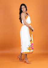 Load image into Gallery viewer, PEONY BEADED ONE SHOULDER DRESS, LINED