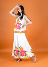 Load image into Gallery viewer, PEONY  BEADED PALAZZO PANTS, LINED