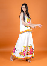 Load image into Gallery viewer, PEONY  BEADED PALAZZO PANTS, LINED