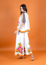 Load image into Gallery viewer, PEONY  BEADED PALAZZO PANTS, LINED