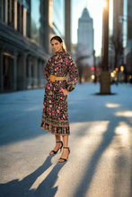 Load image into Gallery viewer, FIERA MIDI DRESS w BELT, LINED