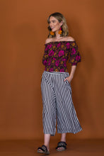Load image into Gallery viewer, TILLY OFF-SHOULDER TOP CHOCC FLORAL