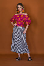Load image into Gallery viewer, TILLY OFF-SHOULDER TOP PINK FLORAL