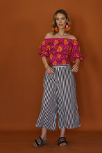 Load image into Gallery viewer, TILLY OFF-SHOULDER TOP PINK FLORAL