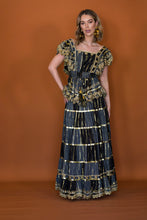 Load image into Gallery viewer, HELENA TOP BLACK/GOLD