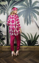 Load image into Gallery viewer, MAXX TUNIC TOP POMEGRANATE