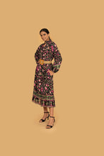 Load image into Gallery viewer, FIERA MIDI DRESS w BELT, LINED