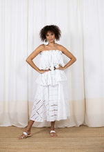 Load image into Gallery viewer, HEIDY 3-Tier White Maxi Dress