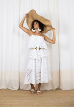 Load image into Gallery viewer, HEIDY 3-Tier White Maxi Dress