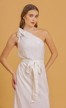 Load image into Gallery viewer, ANNA ONE SHOULDER DRESS - OFFWHITE SOLID