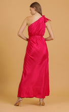 Load image into Gallery viewer, ANNA ONE SHOULDER DRESS  - PINK SOLID