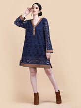 Load image into Gallery viewer, SABRINA EYELET TUNIC DRESS