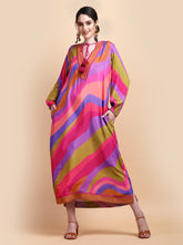 Load image into Gallery viewer, EMMA PRINTED  DRESS WITH WITH NECK TIES