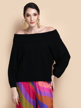 Load image into Gallery viewer, EMMA SWEATER BLACK