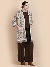 Load image into Gallery viewer, LILY JACQUARD COAT , LINED