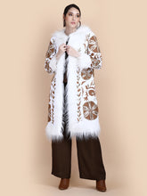 Load image into Gallery viewer, LILA EMBELLISHED COAT IVORY