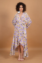 Load image into Gallery viewer, LEMONCELLO WRAP DRESS, BEADED