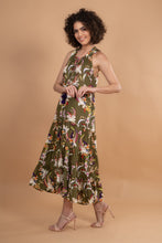 Load image into Gallery viewer, TROPICAL SLEEVELESS DRESS, SEQUINS