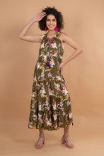 Load image into Gallery viewer, TROPICAL SLEEVELESS DRESS, SEQUINS