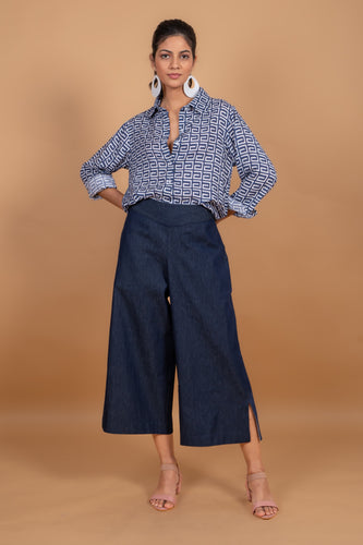 JILLY DENIM CROP PANTS